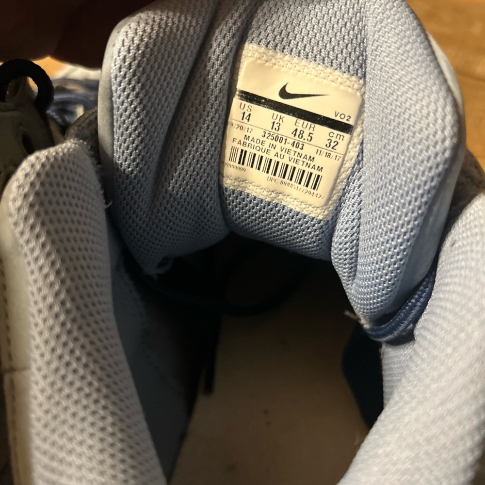 Nike Air Pippen 1 Work Blue 325001 Men’s Basketball Shoes Sz 14 EUC RARE 💎 - Picture 11 of 16